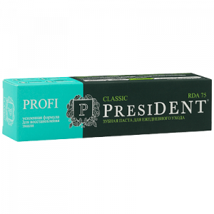 Зубная паста PresiDENT PROFI Classic (75 RDA) 100 мл
